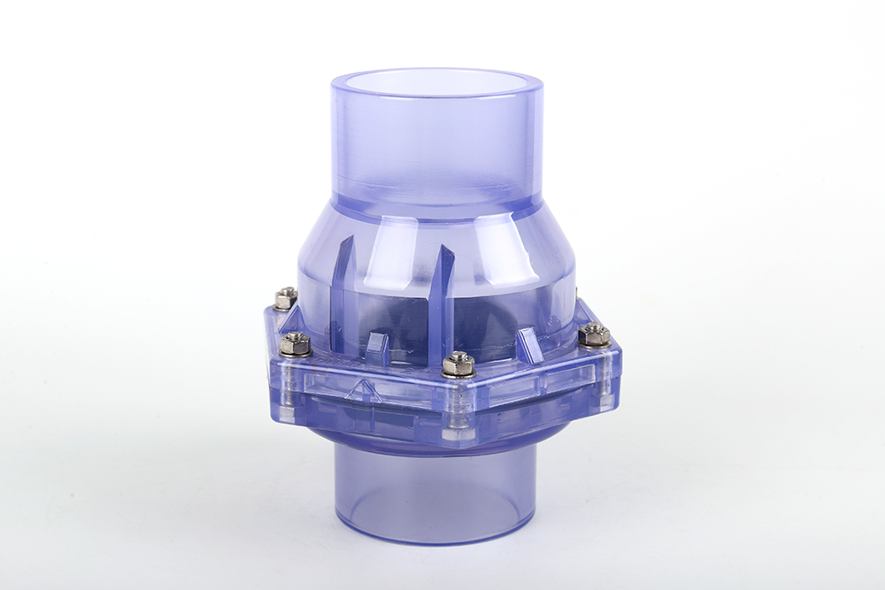 古塔透明翻板式止回阀